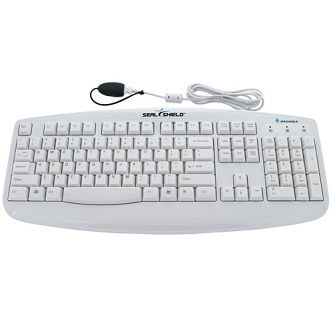 Seal Shield WASHABLE TRUETYPE KEYBOARD WHITE IP66